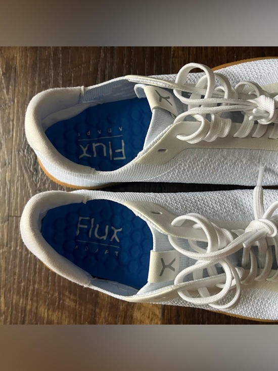 Flux Adapt white gum sole trainer minimalist barefoot athletic shoes Mens 8 W 9 main image 11